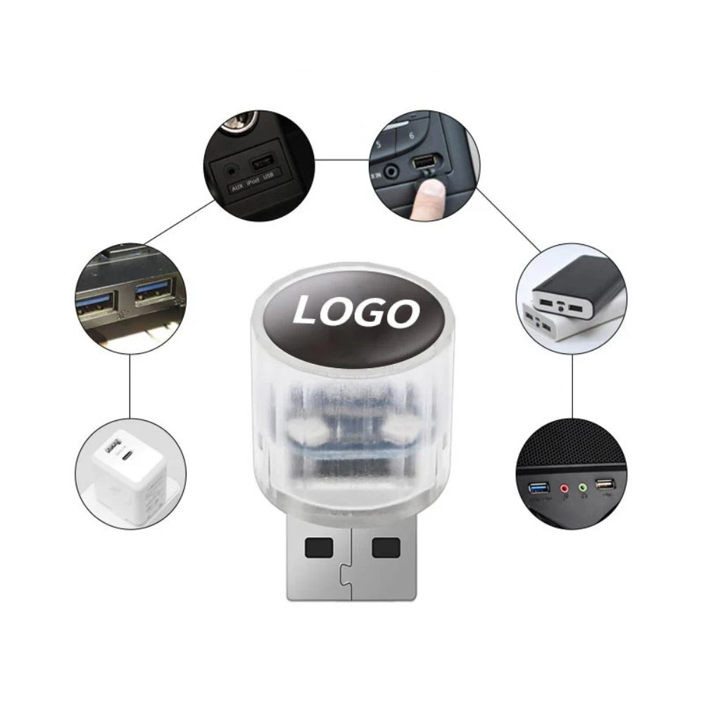 車内用装飾用ミニUSB LEDライト