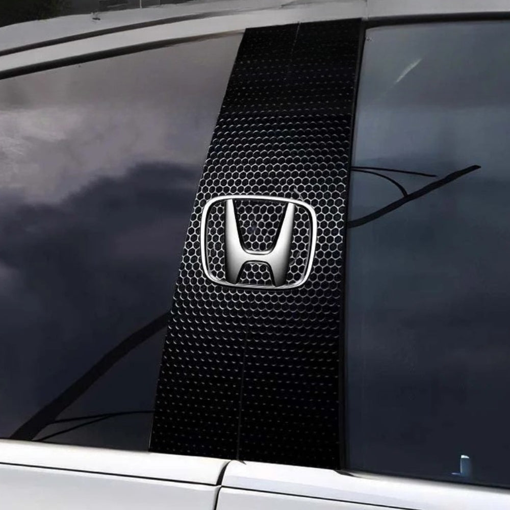 ロゴ入り車の窓用ステッカー 2枚セット