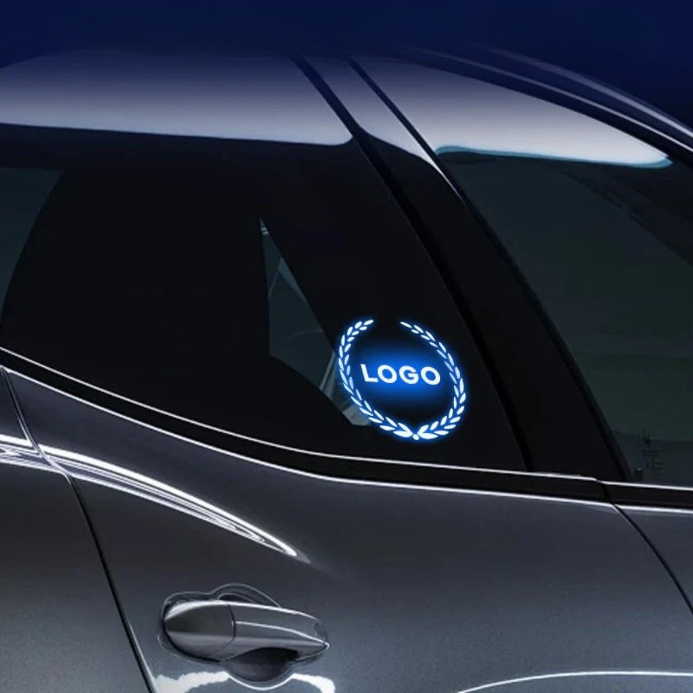 充電式LEDカーロゴ – ネオンライト風