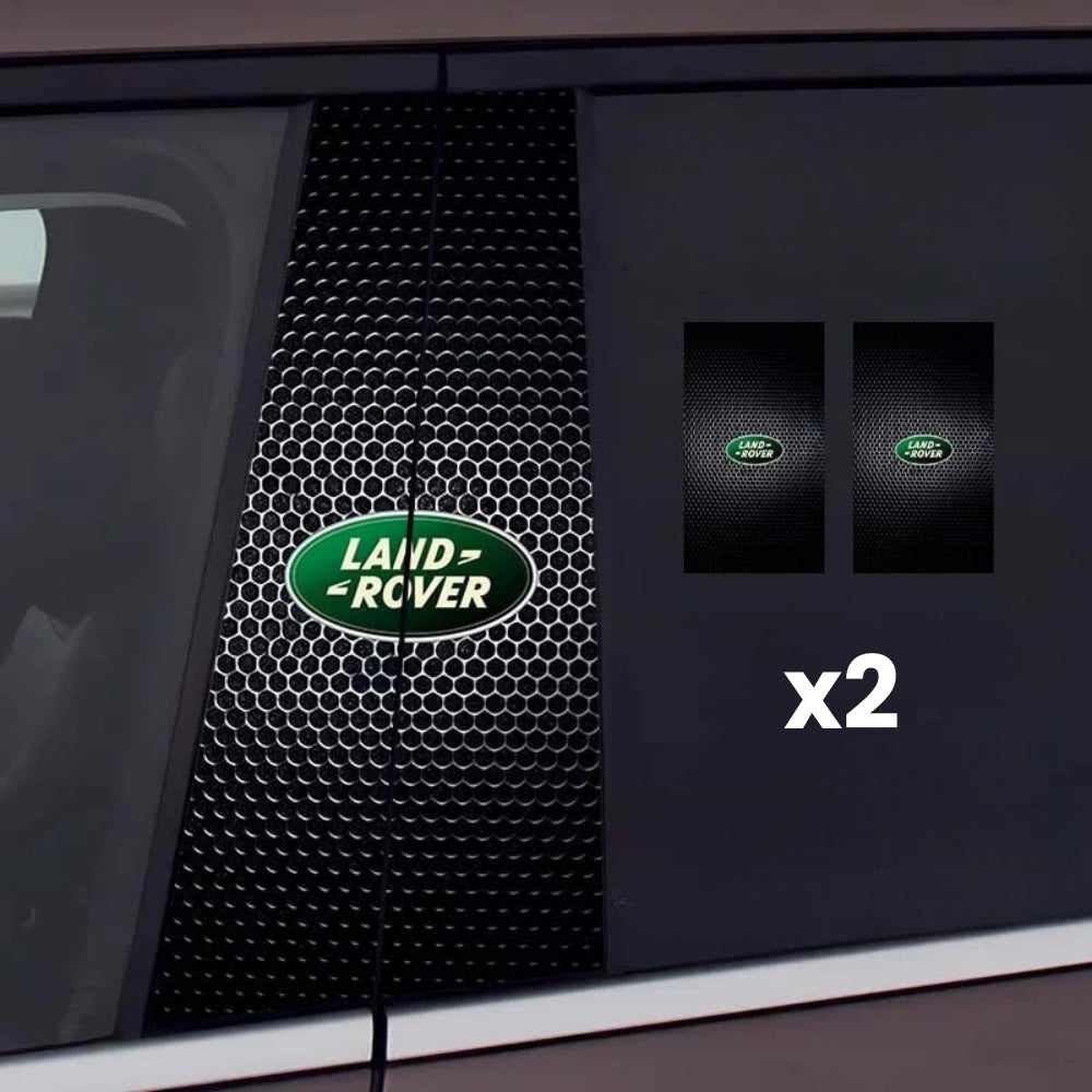 ロゴ入り車の窓用ステッカー 2枚セット