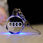 クリスタル製の3D自動車ロゴ付きキーホルダー